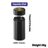 Gordon Smell Proof Airtight Aircraft Aluminum Storage Cigarette Jar, Black Stash Jars, 32 mm Size Smell Proof Container